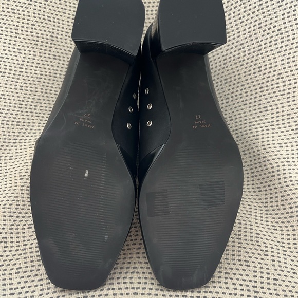 Intentionally Blank Black Lace-Up Ankle Boots - Picture 6 of 6